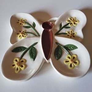 Ceramic Butterfly Tray